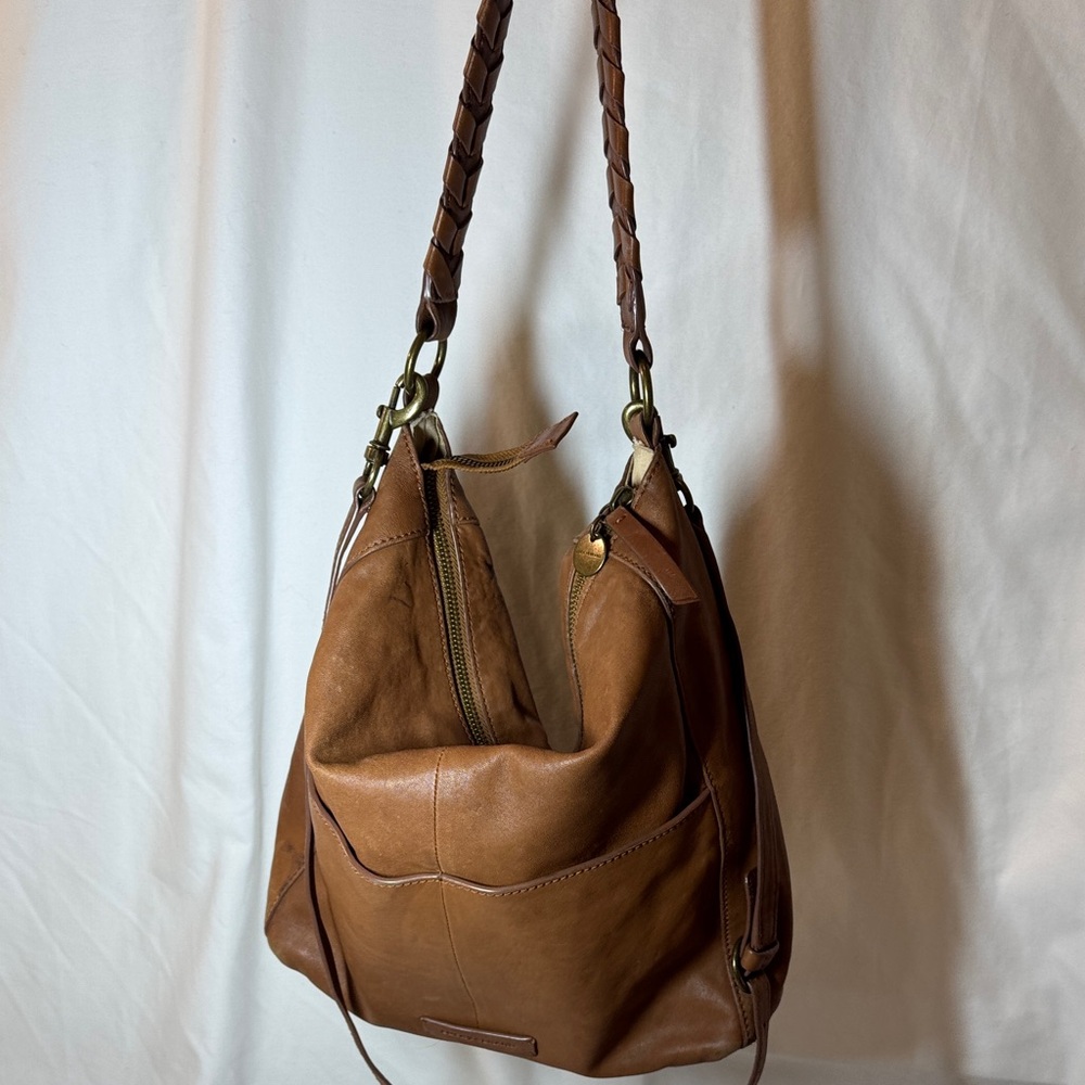 Lucky Brand Brown Leather Shoulder Bag - Picture 11 of 11